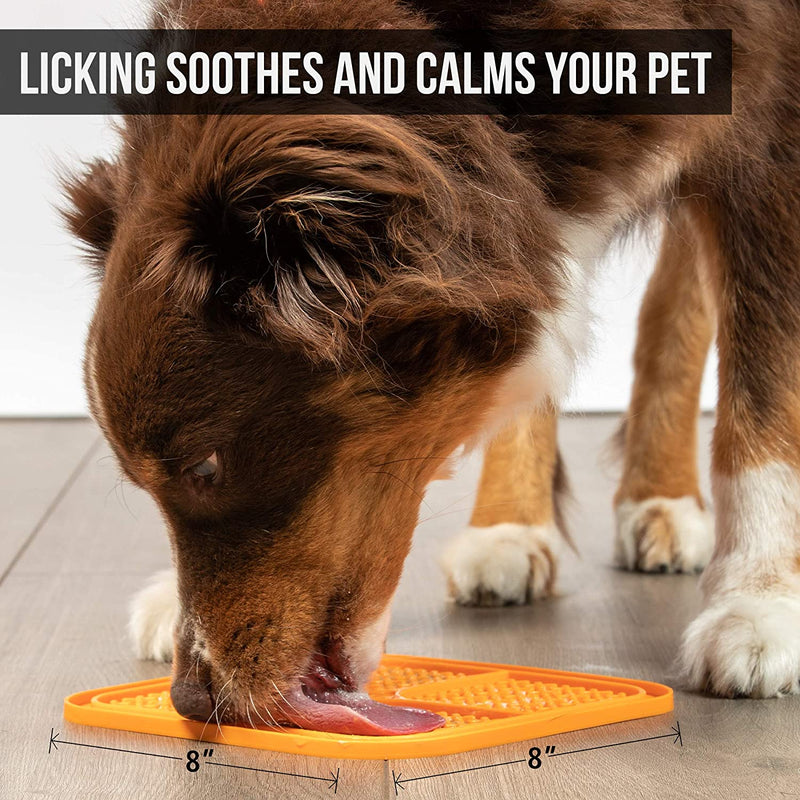 Hyper Pet IQ Treat lick mat for Dogs, Dog Slow Feeder & Cat lick mats, Great Alternative to Slow Feeder Dog Bowls & Cat Slow Feeders